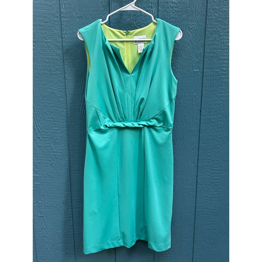 Bethany Sleeveless Sheath‎ Dress Green Party Career Cocktail, size 10